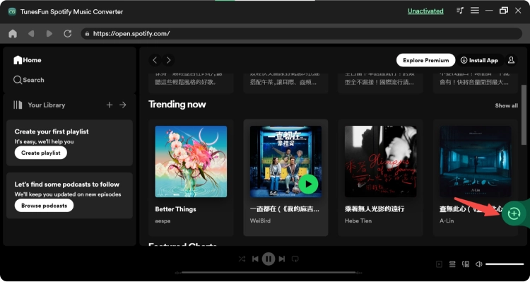 Come importare Spotify Musica in TunesFun Spotify Music Converter