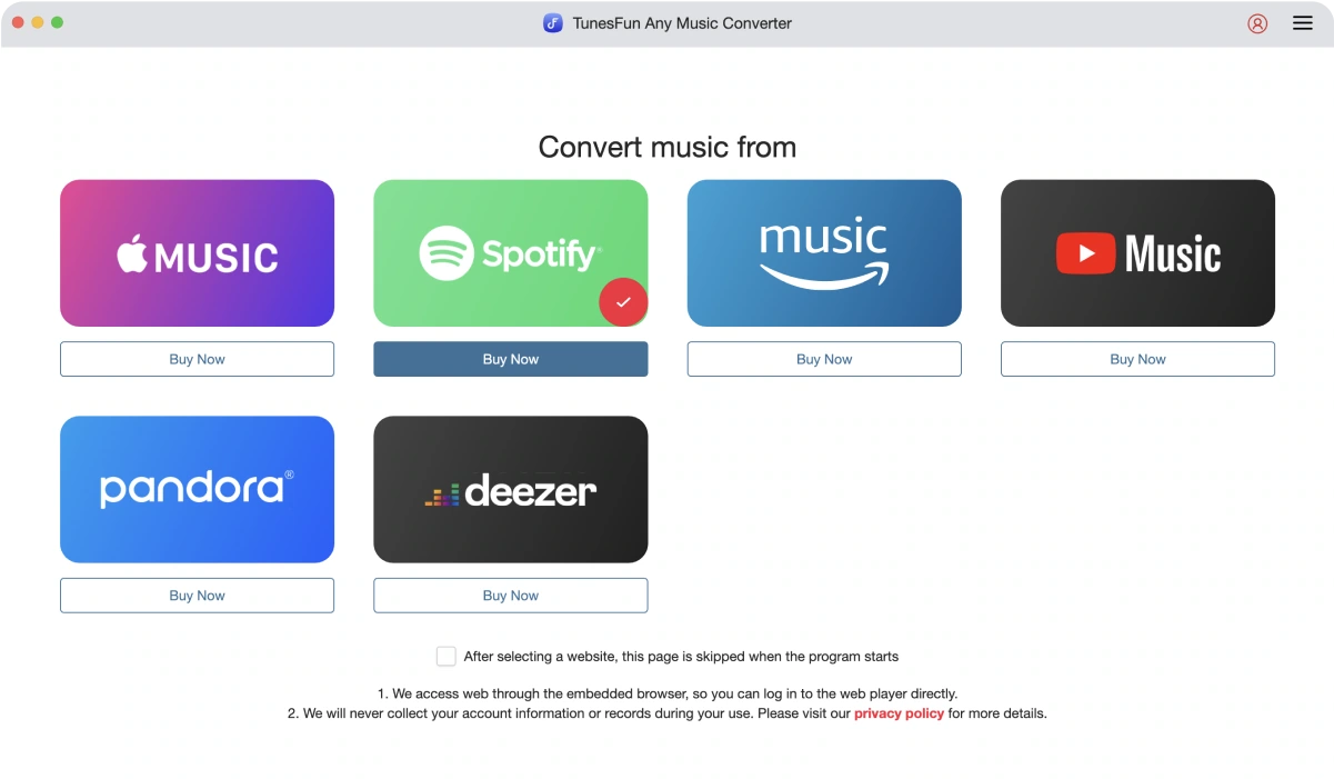 Install TunesFun All-in-one Music Converter